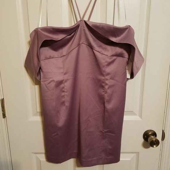 Size xl light purple satin dress - Picture 7 of 7